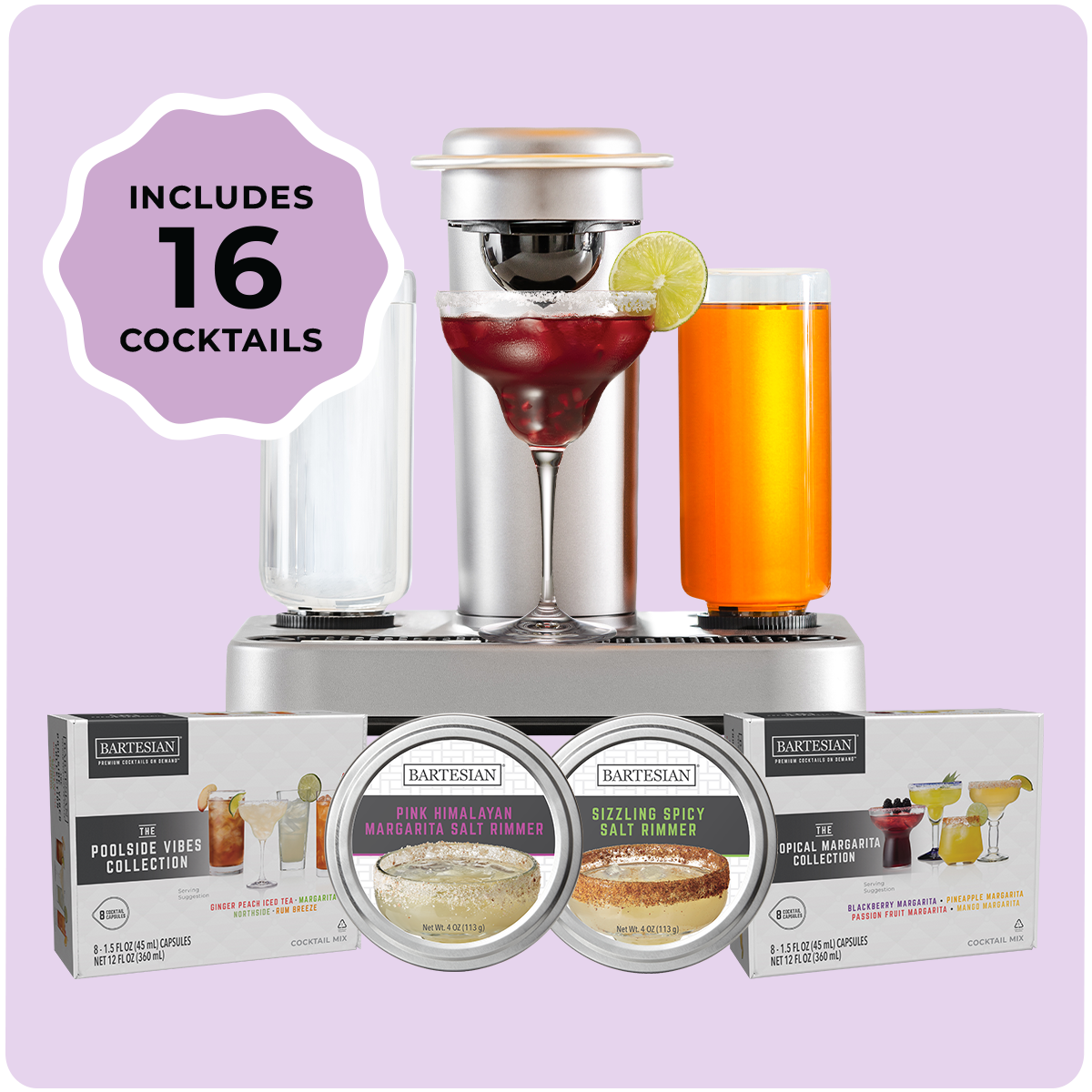 Mixed Drink Machine Cocktail Maker Machine Pods Bartesian Host