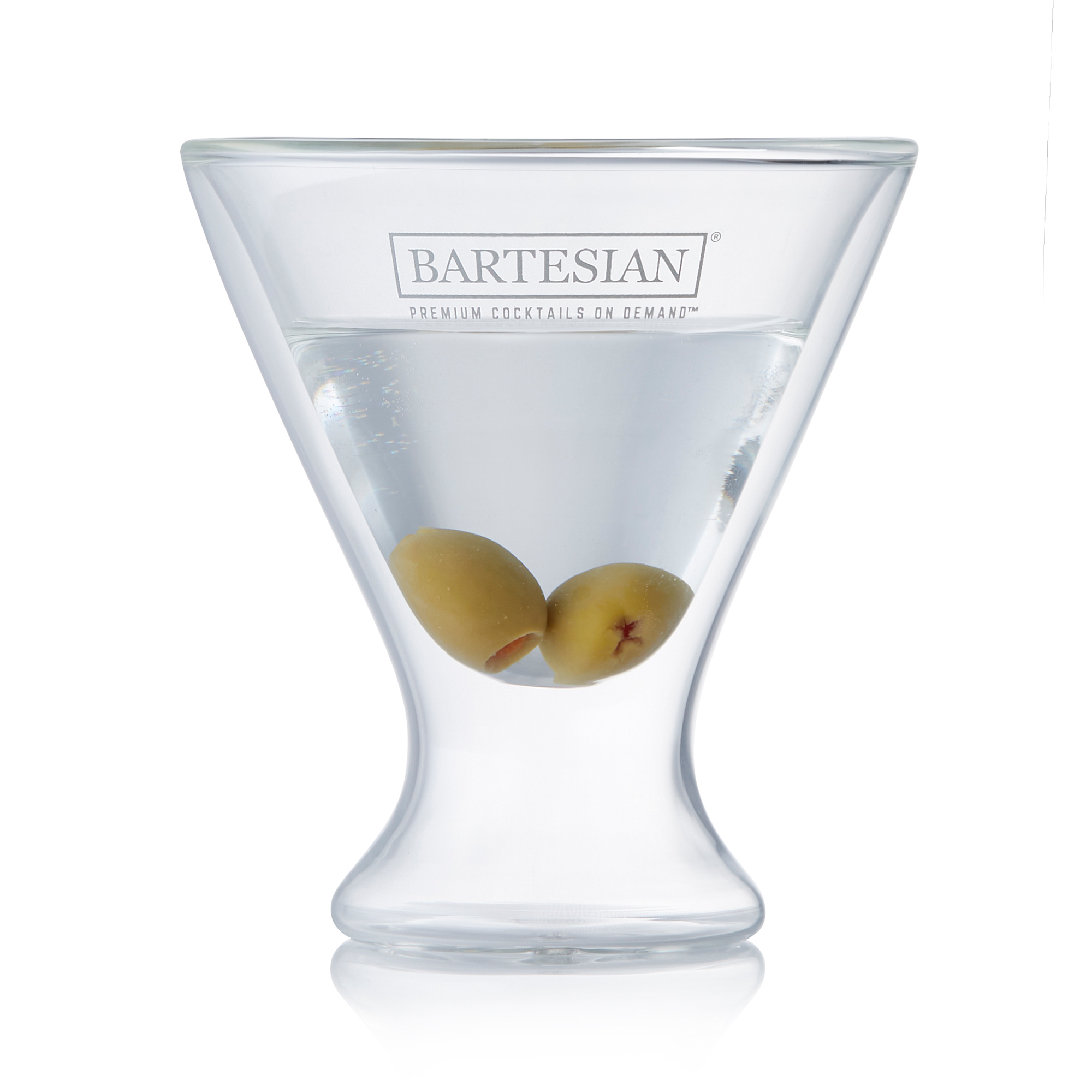 Elegant Martini Glassware Set of 2 Bartesian