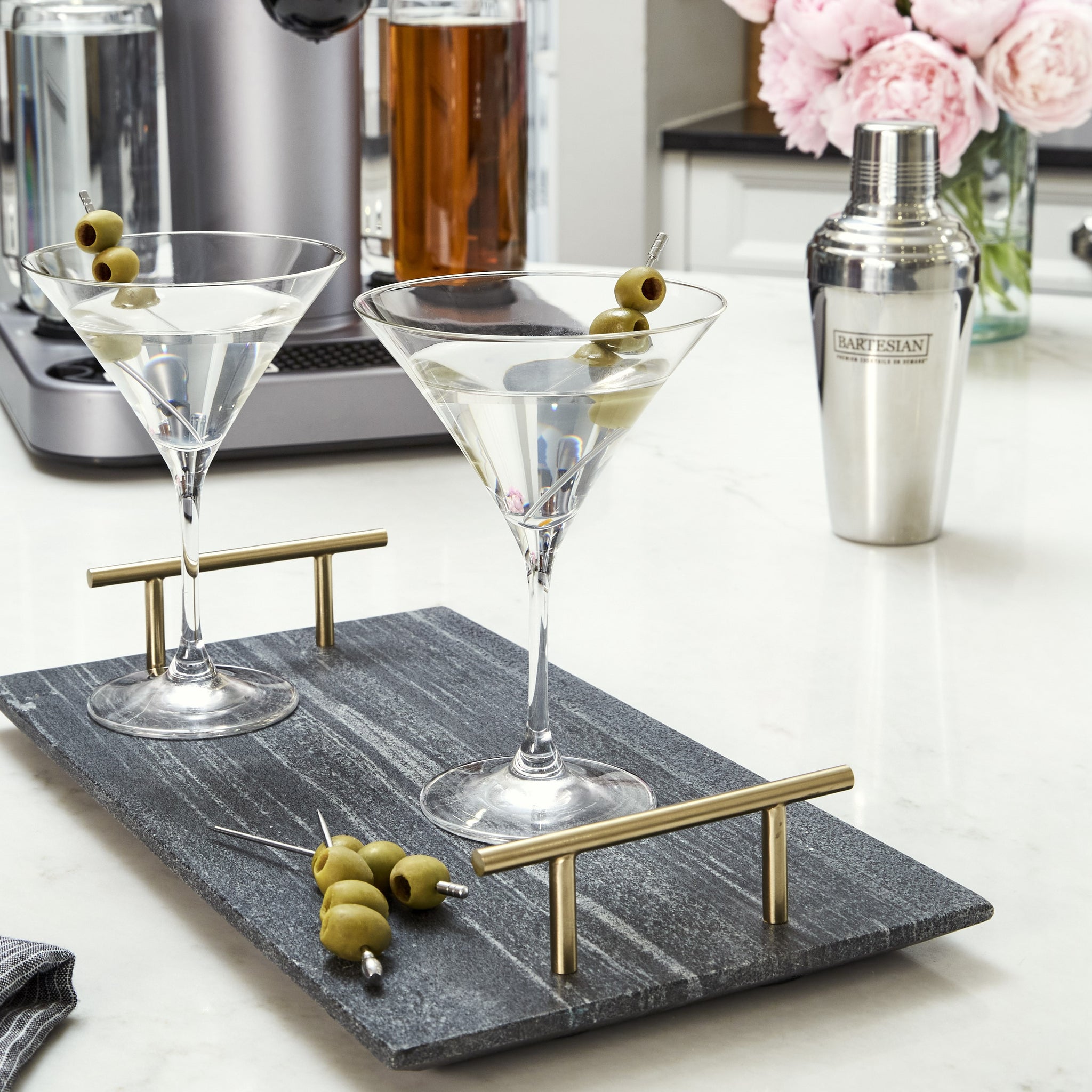 Dirty Vodka Martini Cocktails on Demand Bartesian