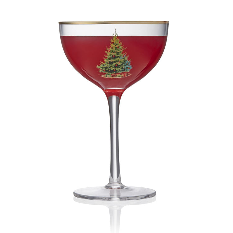 Holiday Coupe Glassware - Set of 2