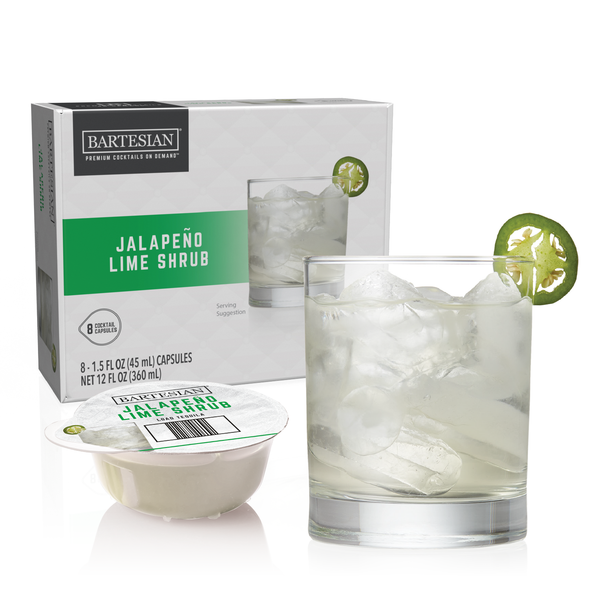 Spicy Jalapeno Lime Shrub Cocktails | Bartesian