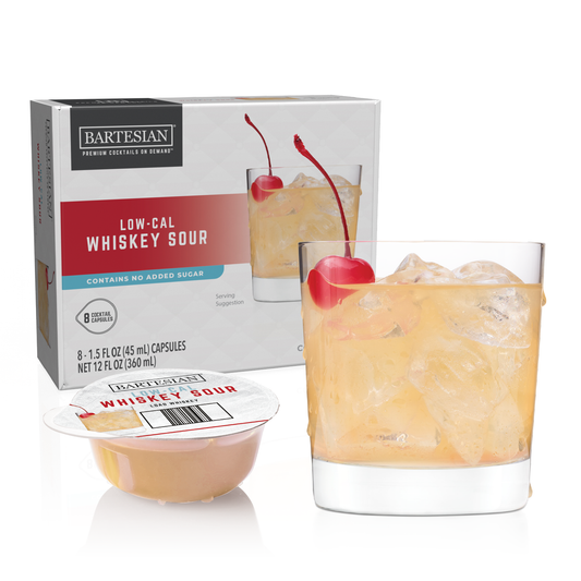 Capsules de whisky sour à faible teneur en calories 