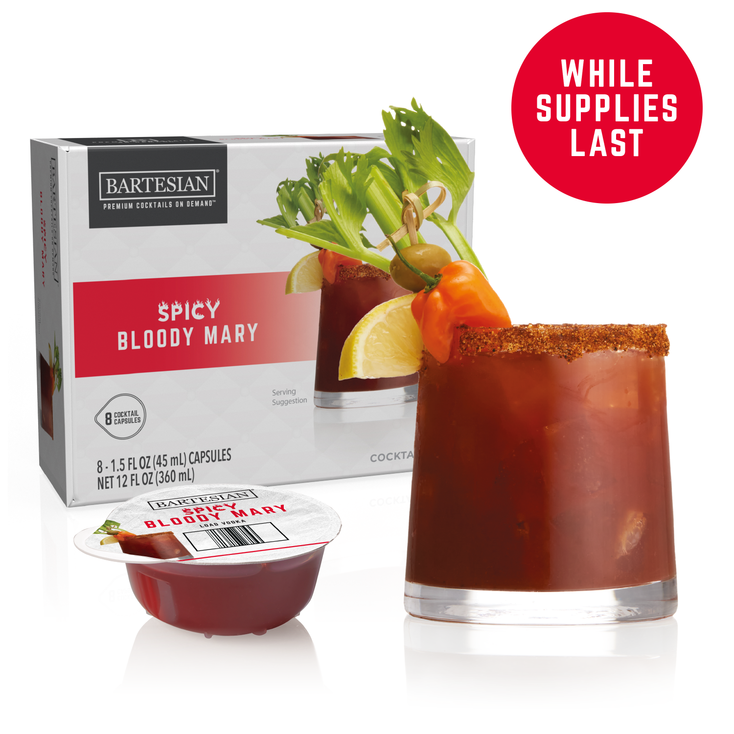 Spicy Bloody Mary Capsules Bartesian