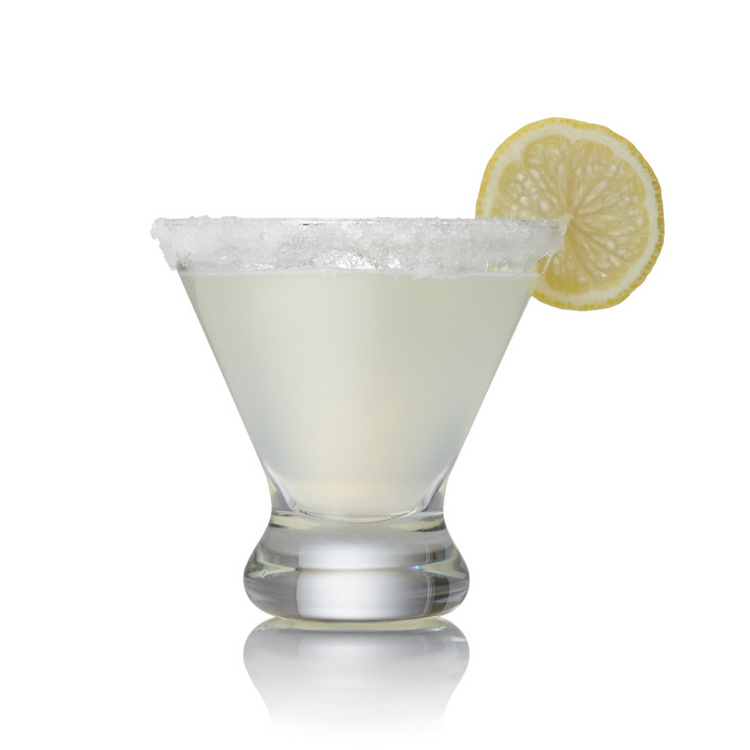 A cocktail made with the Lemon Drop Bartesian Capsule